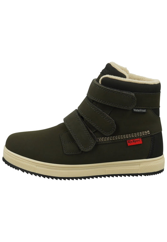 Kickers Stiefelette Synthetik Khaki Warmfutter