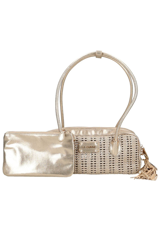 LA CARRIE Taschen Leder/Textil Gold