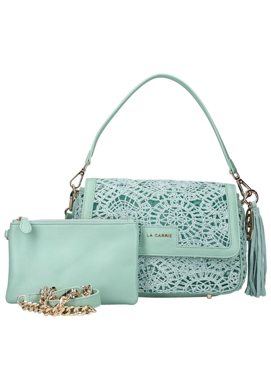 LA CARRIE Taschen Leder/Textil Sky