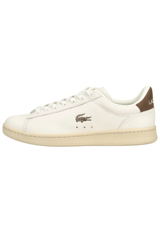 Lacoste Sneaker Glattleder Weiß/Braun