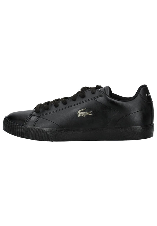 Lacoste Sneaker Leder Schwarz