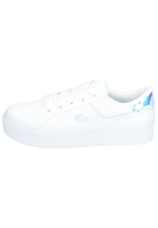 Lacoste Sneaker Leder/Textil Weiß/Pink