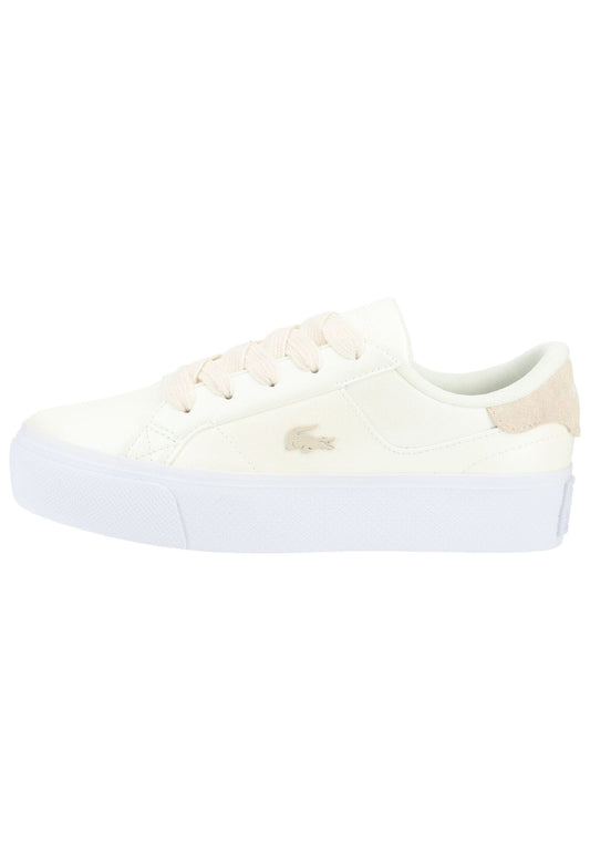 Lacoste Sneaker Lederimitat Weiß