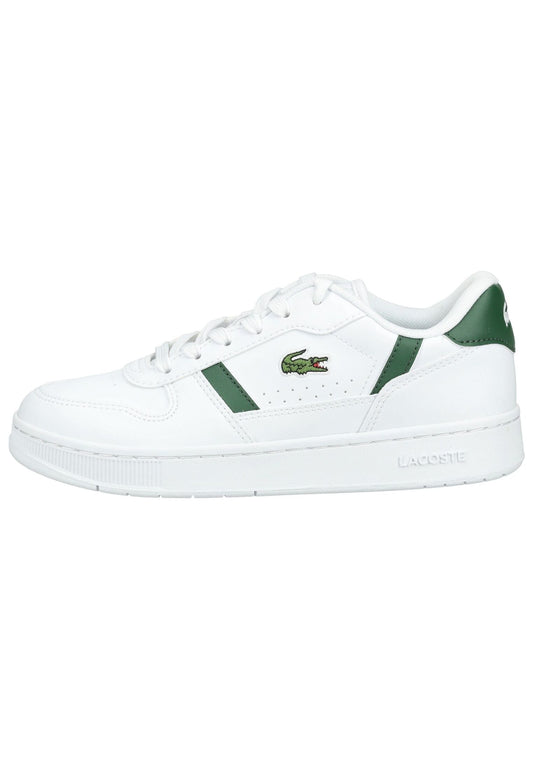 Lacoste Sneaker Lederimitat Weiß/Grün
