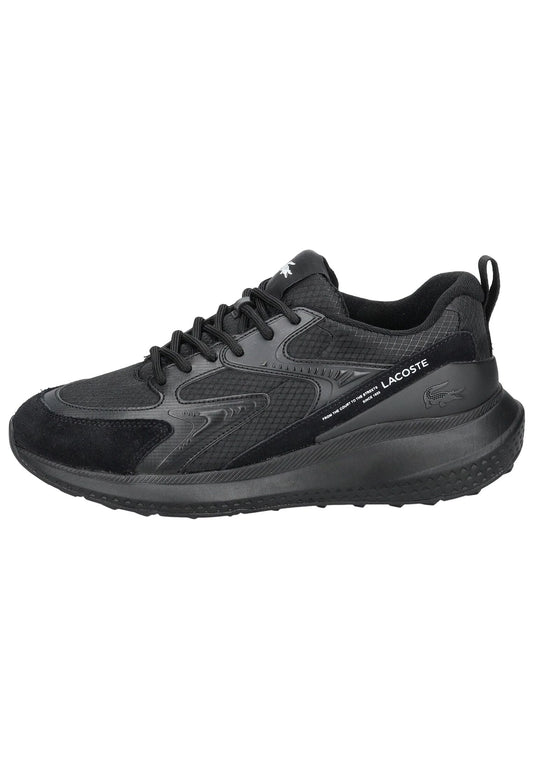 Lacoste Sneaker Veloursleder/Textil Schwarz/Schwarz