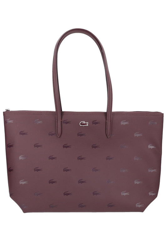 Lacoste Taschen Lederimitat Bordeaux