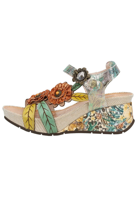 Laura Vita Sandalen Leder Beige