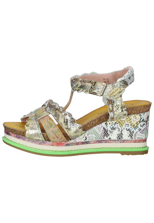 Laura Vita Sandalen Leder Mehrfarbig