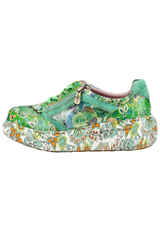 Laura Vita Sneaker Leder/Textil Grün
