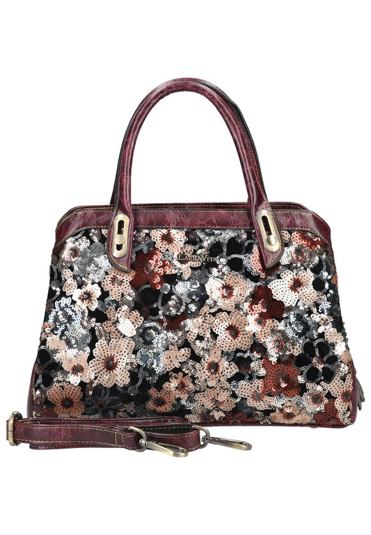 Laura Vita Taschen Lederimitat/Textil Rotbraun