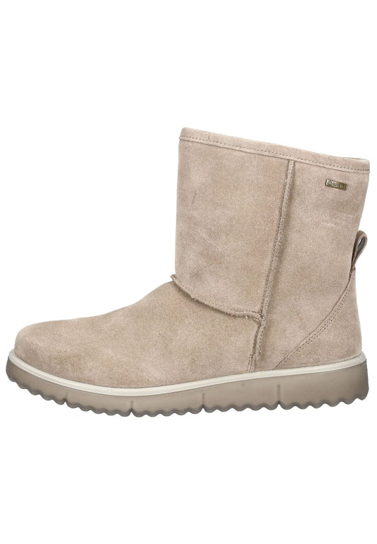 Legero Stiefelette Veloursleder Beige Warmfutter