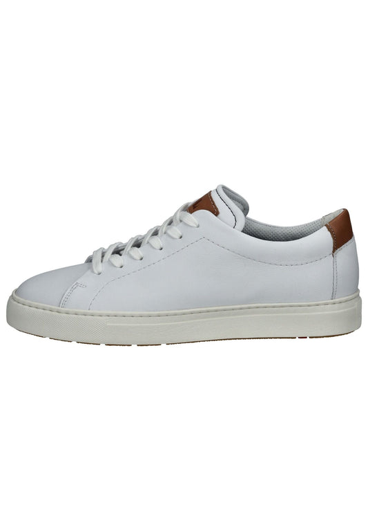 LLOYD SELECTED Sneaker Glattleder Weiß/Braun
