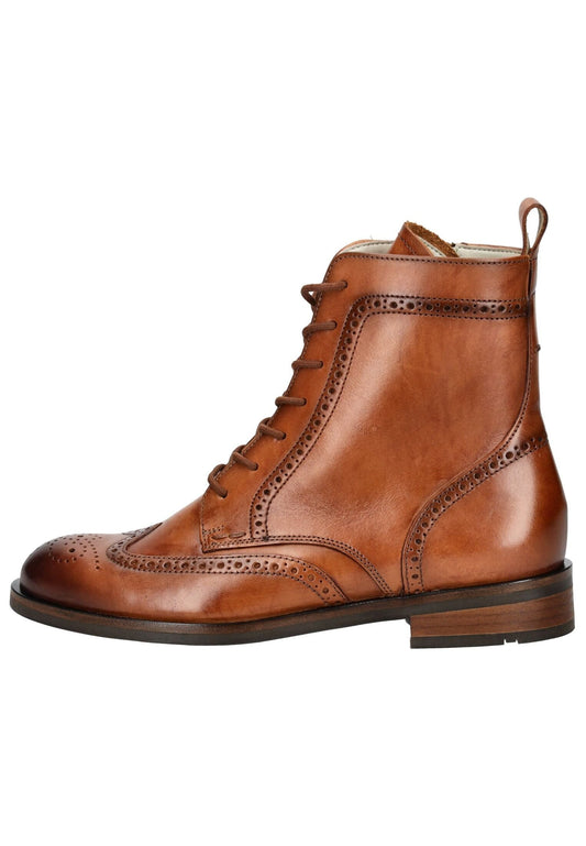 LLOYD SELECTED Stiefelette Glattleder Hazelnut