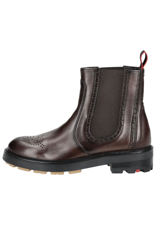 LLOYD SELECTED Stiefelette Leder/Textil Cigar