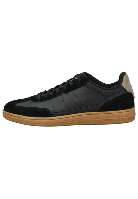 Marc O Polo Sneaker Leder Schwarz/Braun