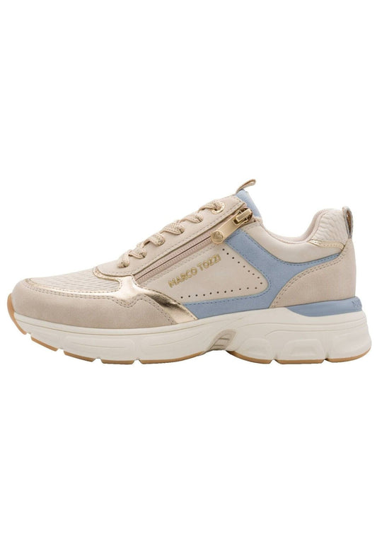 Marco Tozzi Sneaker Lederimitat Cream