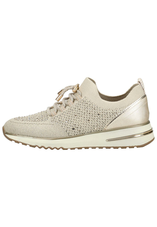 Marco Tozzi Sneaker Lederimitat/Textil Dune