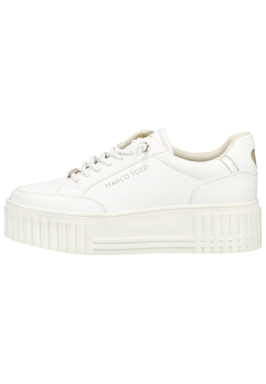 Marco Tozzi Sneaker Lederimitat Weiß