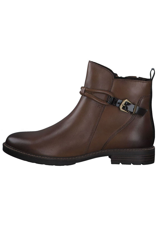 Marco Tozzi Stiefelette Leder/Textil Muscat