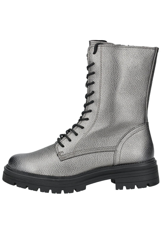Marco Tozzi Stiefelette Lederimitat Gunmetal