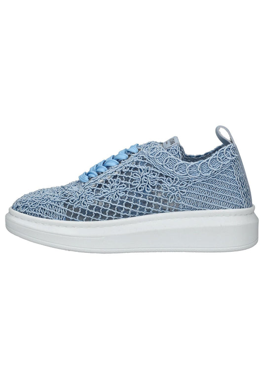 Mustang Sneaker Baumwolle Hellblau