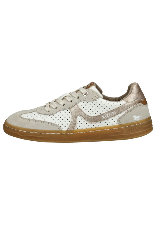 Mustang Sneaker Lederimitat Ivory
