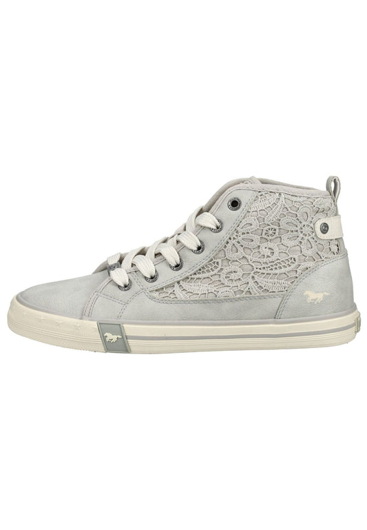 Mustang Sneaker Lederimitat/Textil Grau