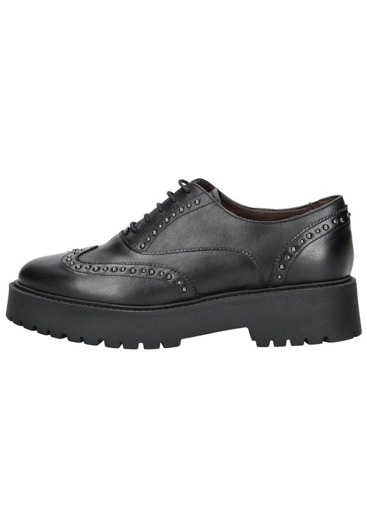 Nero Giardini Halbschuhe Leder Schwarz
