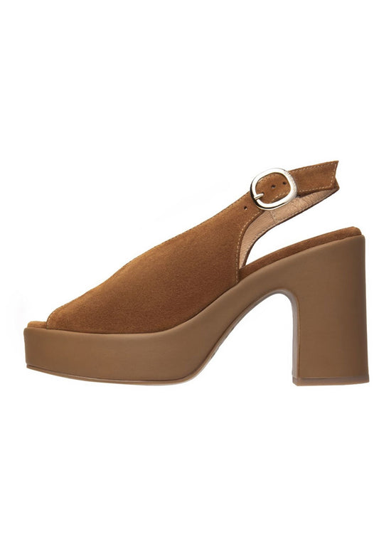 Nero Giardini Pumps Veloursleder Tabacco