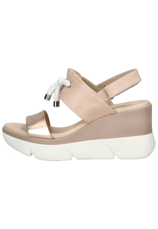 Nero Giardini Sandalen Leder Beige/Gold