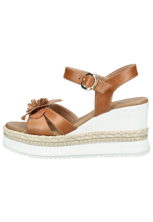 Nero Giardini Sandalen Leder Cognac
