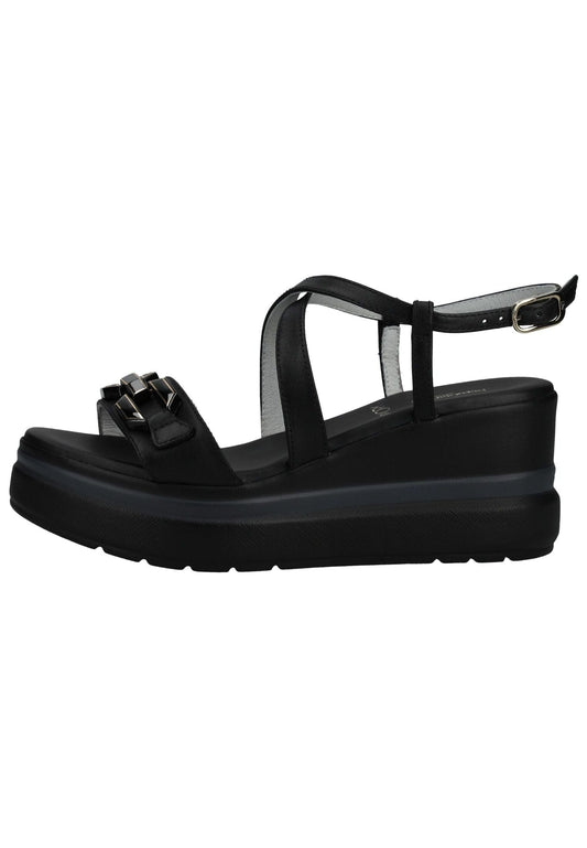 Nero Giardini Sandalen Leder Schwarz