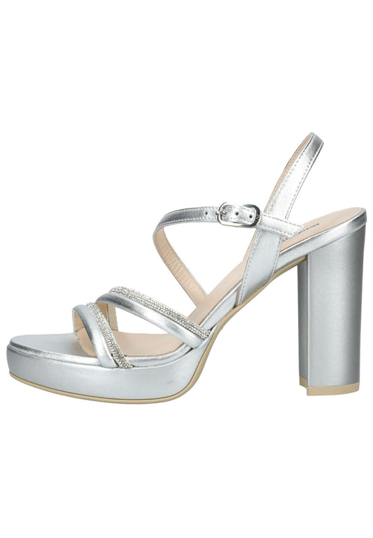 Nero Giardini Sandalen Leder Silber