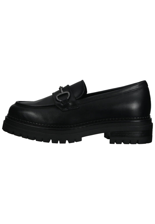 Nero Giardini Slipper Leder Schwarz