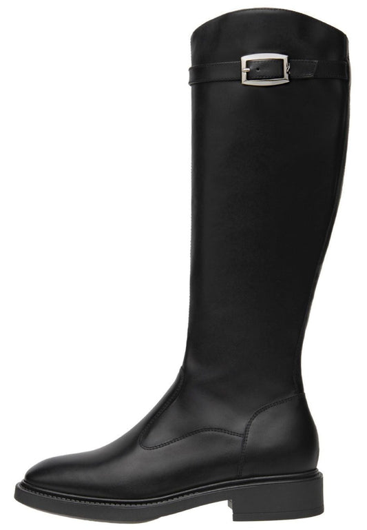 Nero Giardini Stiefel Leder Schwarz