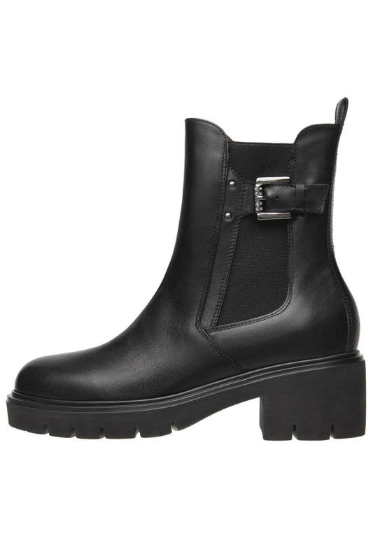 Nero Giardini Stiefelette Leder/Textil Schwarz