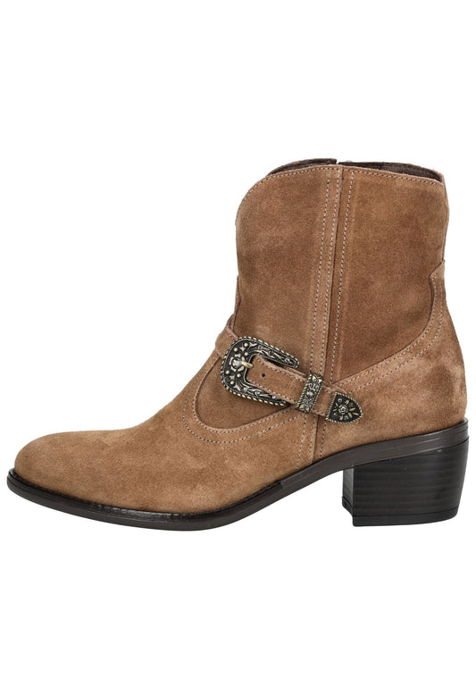Nero Giardini Stiefelette Nubukleder Braun