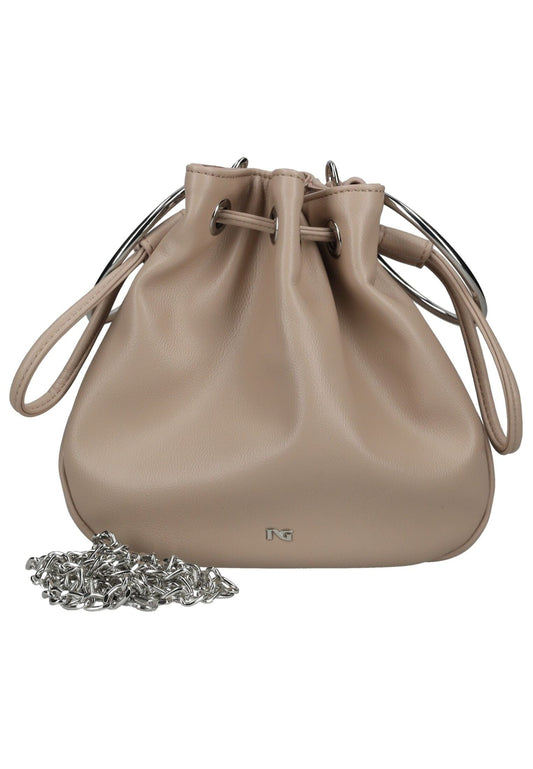 Nero Giardini Taschen Lederimitat Dunkelbeige