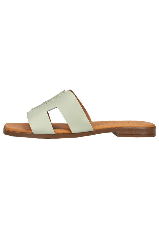Oh! My Sandals Pantoletten Leder Mint