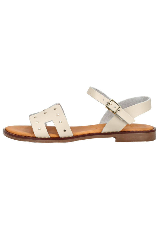 Oh! My Sandals Sandalen Leder Hellbeige