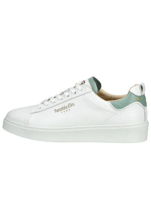 Pantofola d Oro Sneaker Leder Weiß/Grün