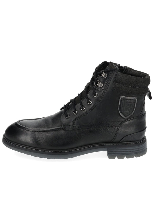 Pantofola d Oro Stiefelette Leder Schwarz