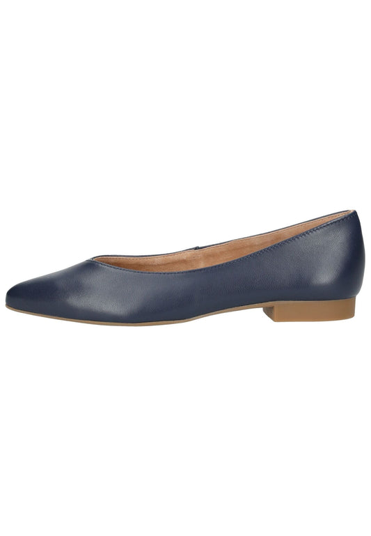 Paul Green Ballerinas Nappaleder Blau