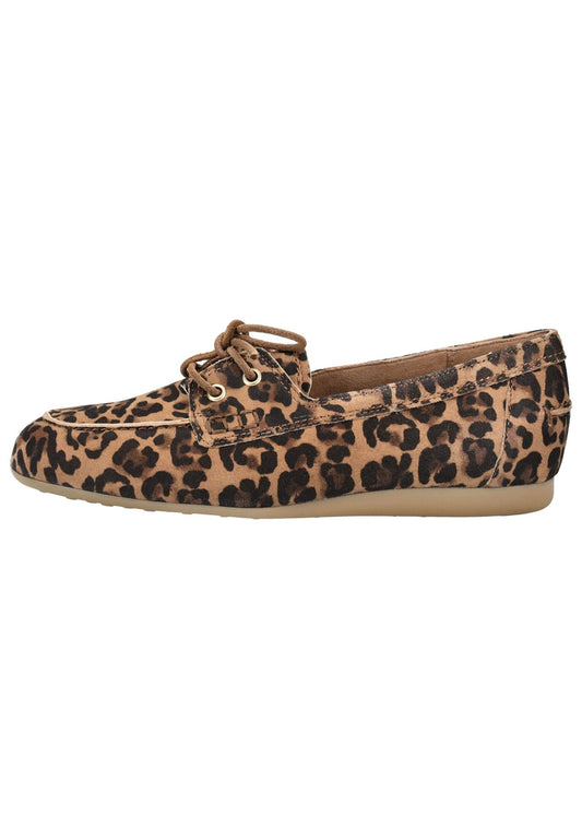 Paul Green Halbschuhe Veloursleder Leopard