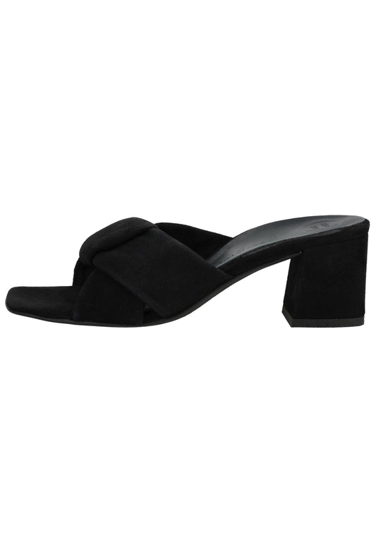 Paul Green Pantoletten Veloursleder Black