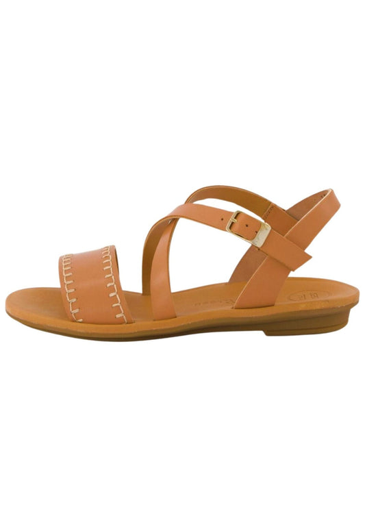 Paul Green Sandalen Glattleder Hellbraun