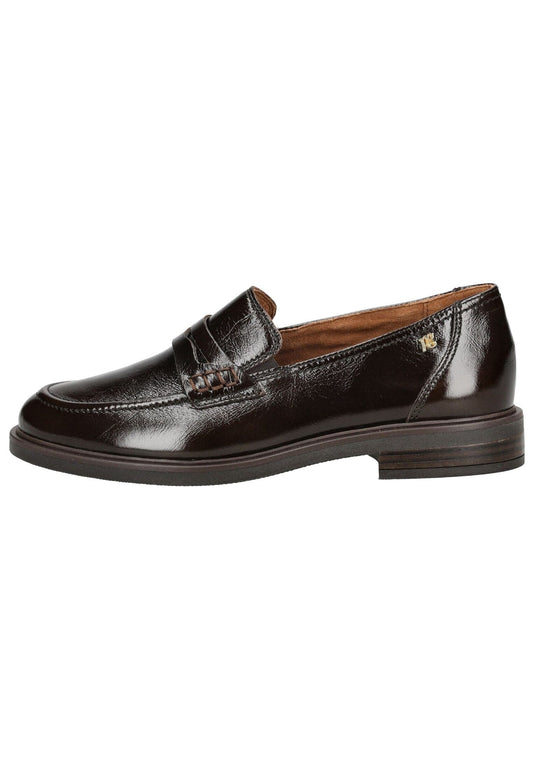Paul Green Slipper Glattleder Braun