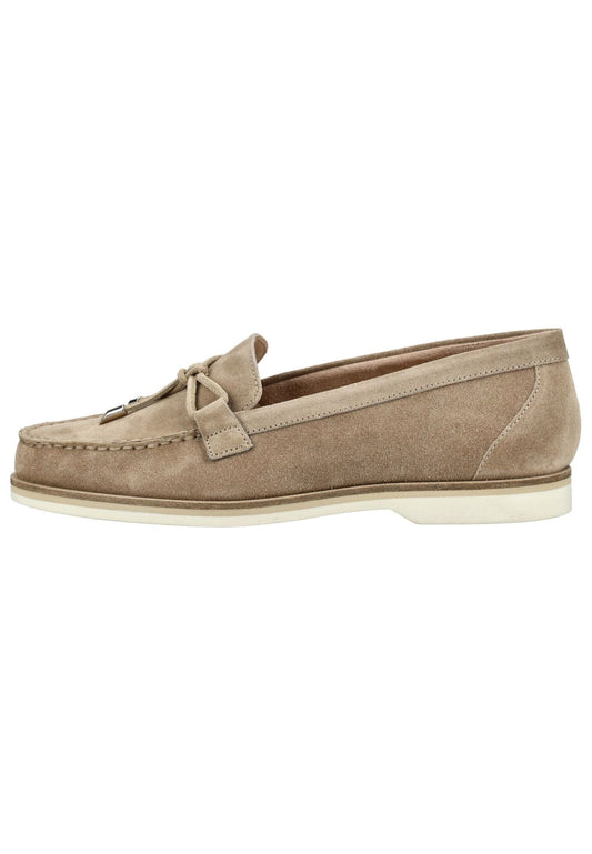 Paul Green Slipper Veloursleder Beige