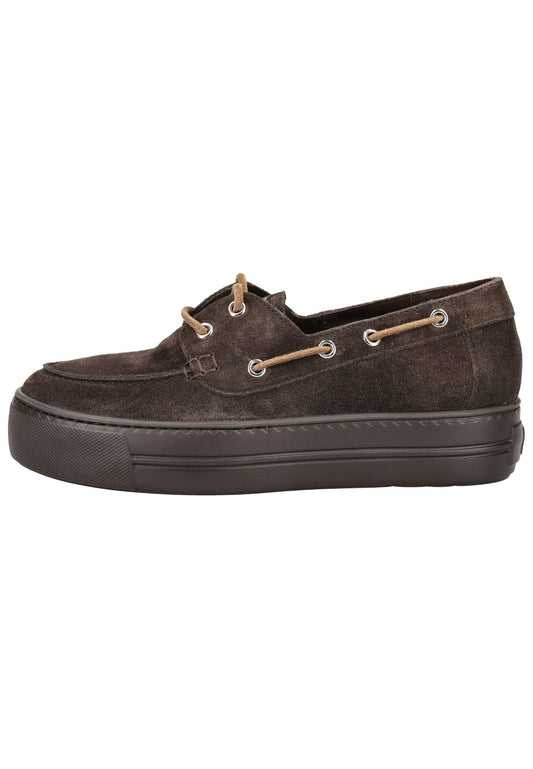 Paul Green Slipper Veloursleder Mocca