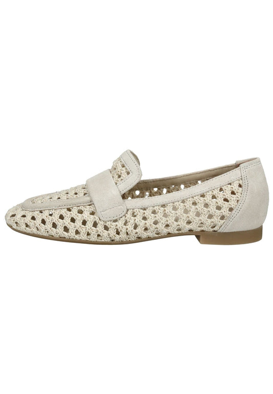 Paul Green Slipper Veloursleder Natur